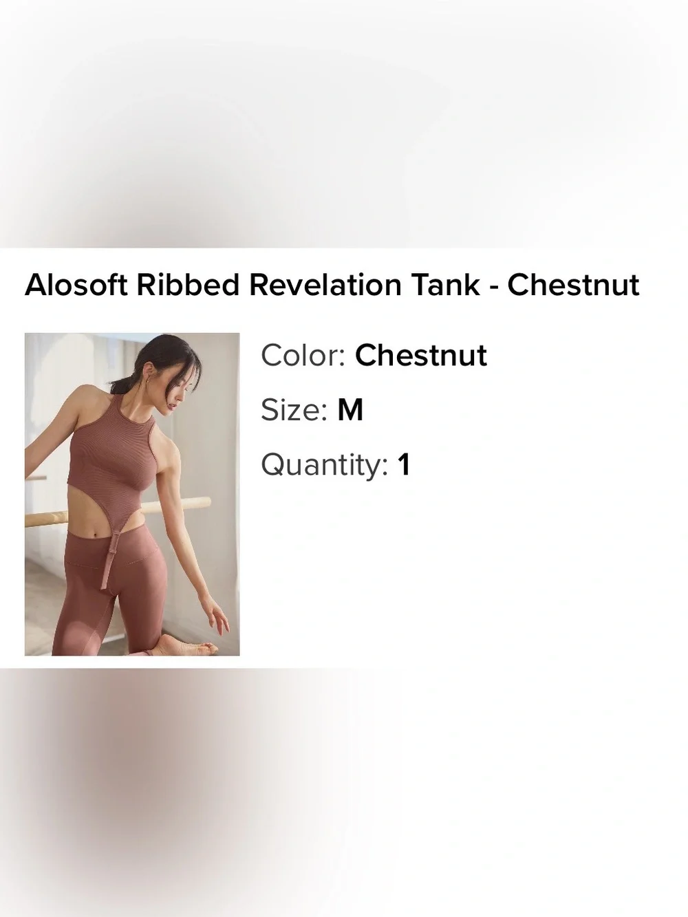 ALO Yoga Ribbed Tank Top